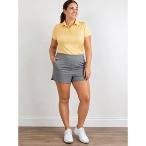 Lady Hagen Grey Activewear Shorts XL Deep Pockets Golf Hiking Tennis #775